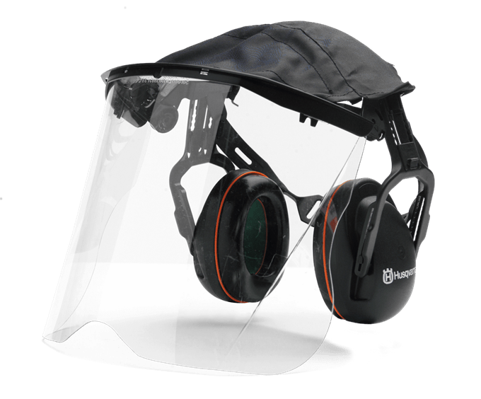 Protège-oreilles avec visière plexiglas - Husqvarna