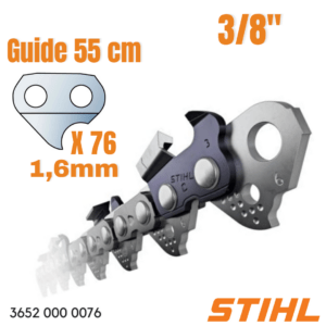 Chaîne Stihl 3652 00 00076