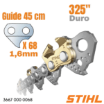 Chaîne Stihl en carbure 3667 000 0068