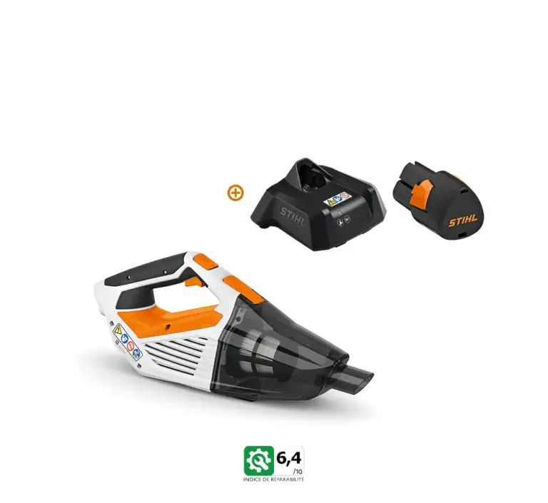 Aspirateur à main à batterie SEA 20 Pack – Stihl SEA20 – Set avec Batterie et Chargeur – Système AS