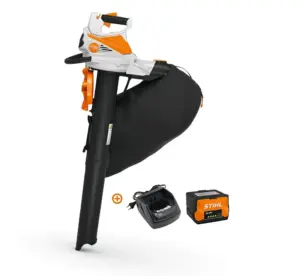 Aspiro souffleur broyeur à batterie SHA 56 Pack - Stihl SHA56 – Set avec Batterie et Chargeur – Système AK