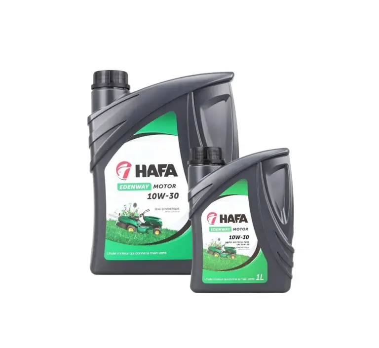 Huile 10W30 Bidon – HAFA 10W-30 – Semi-synthétique – Motoculture 4 Temps