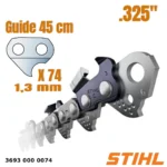 Chaîne de tronçonneuse 23 RM Pro Rapid Micro - Stihl 3693 000 0074