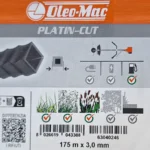 Fil nylon carré Ø 3 mm 175 m Platin-Cut - Oleo-Mac 63040246 - Fil pour débroussailleuse