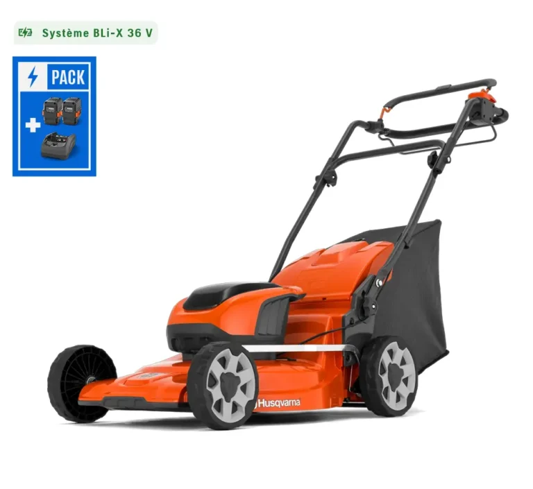 Tondeuse à batterie LC142iS Pack Promo - Husqvarna LC 142 iS – Set avec 2 Batteries et Chargeur – Système BLi-X 36V