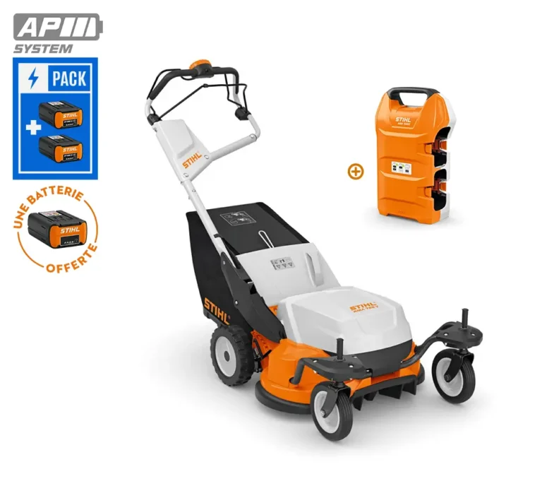 Tondeuse à batterie RMA 765 V Pack Promo - Stihl RMA765v – Avec Adaptateur ADA 1000 et 2 Batteries AP 500 S | Système AP