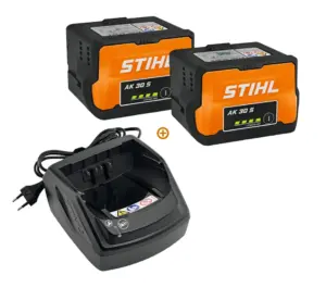 Set de démarrage Batteries AK 30 S Plus – Stihl – Pack 2 Batteries AK30S et Chargeur AL 101