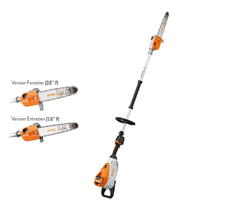 Élagueuse sur perche à batterie HTA 150 – Stihl HTA150 – Perche d'élagage disponible en deux déclinaisons, version entretien et version élagage – Machine seule – Système AP
