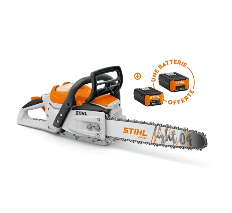 Tronçonneuse à batterie MSA 300 Pack Promo – Stihl MSA300 – Avec 2 Batteries AP 500 S – Système AP