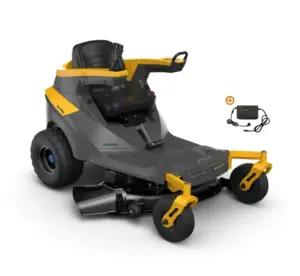 Tondeuse autoportée à batterie Gyro 500e – Stiga 500E - 98 cm – Coupe axiale – Ejection latérale