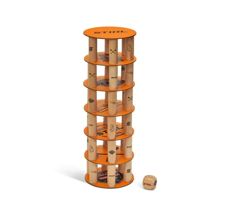Jeu de tour à empiler en Bois – Stihl – WOOD