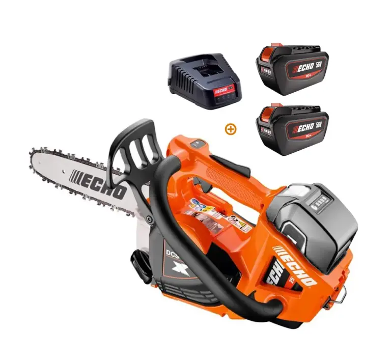 Tronçonneuse élagueuse à Batterie DCS 3500T Pack – Echo DCS3500T – Set avec 2 Batteries 5 Ah et Chargeur – Guide 35 cm classique