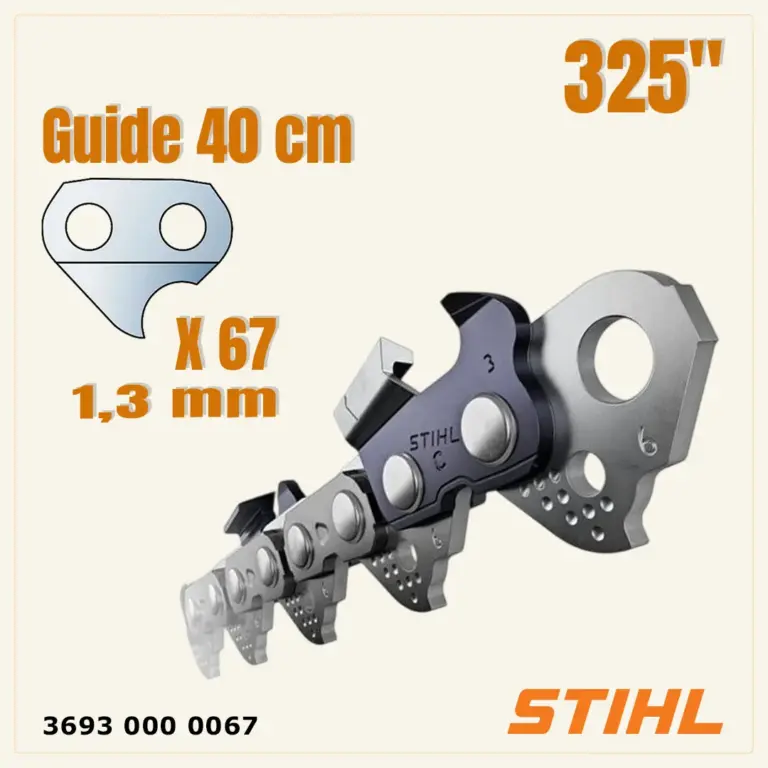 Chaîne de tronçonneuse 23 RM Pro Rapid Micro – Stihl 3693 000 0067