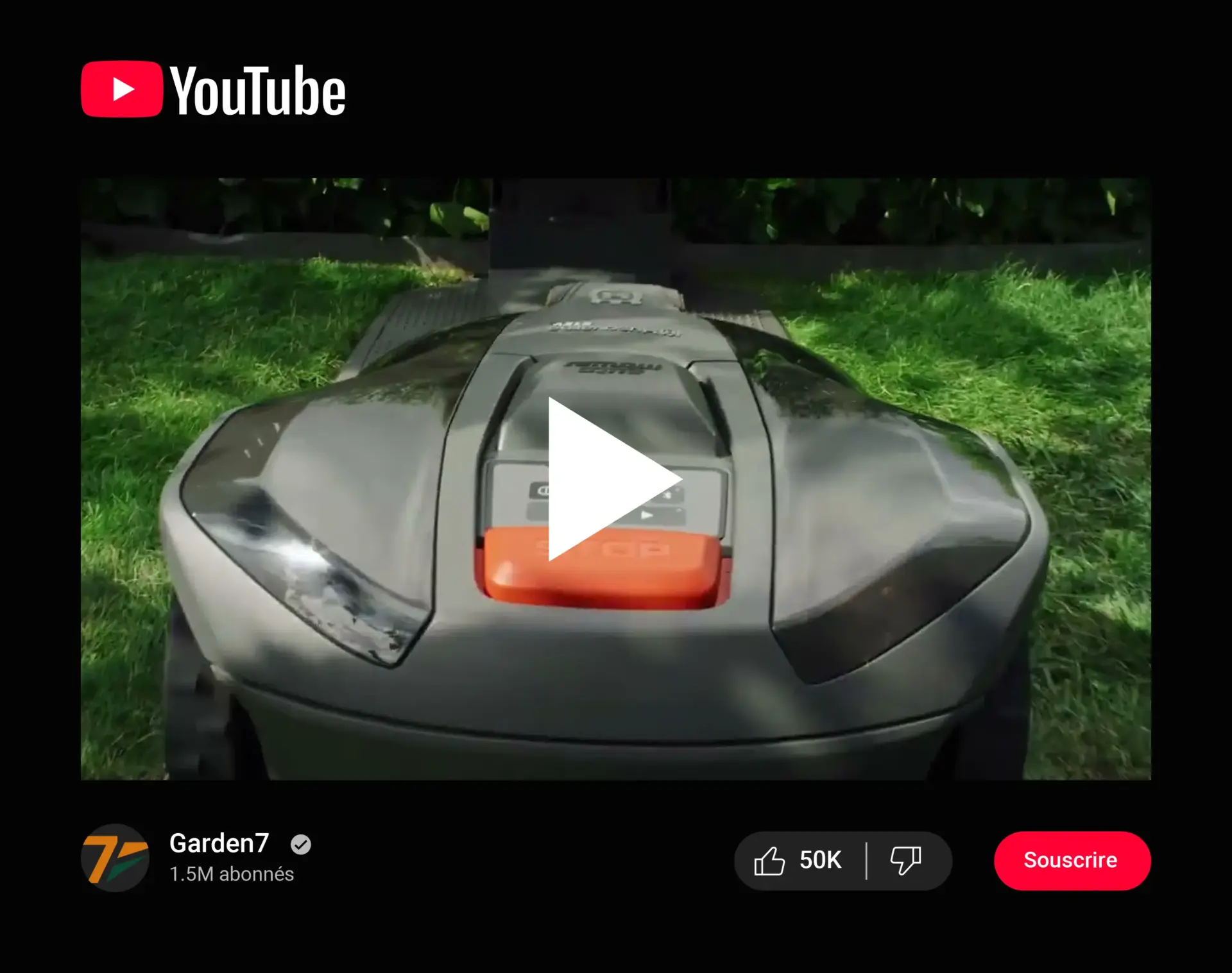 Robot tondeuse Automower 308V et 312V – Husqvarna – Sans fil – Avec IA