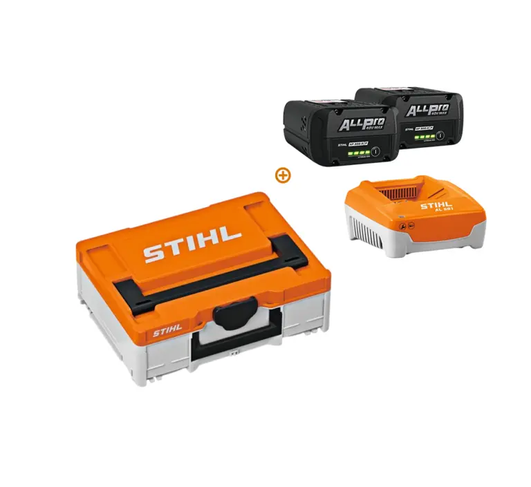 Power Box 2 avec 2x batteries AP 300.0 P et chargeur AL 501 – Stihl – Systainer – Système AllPRO AP