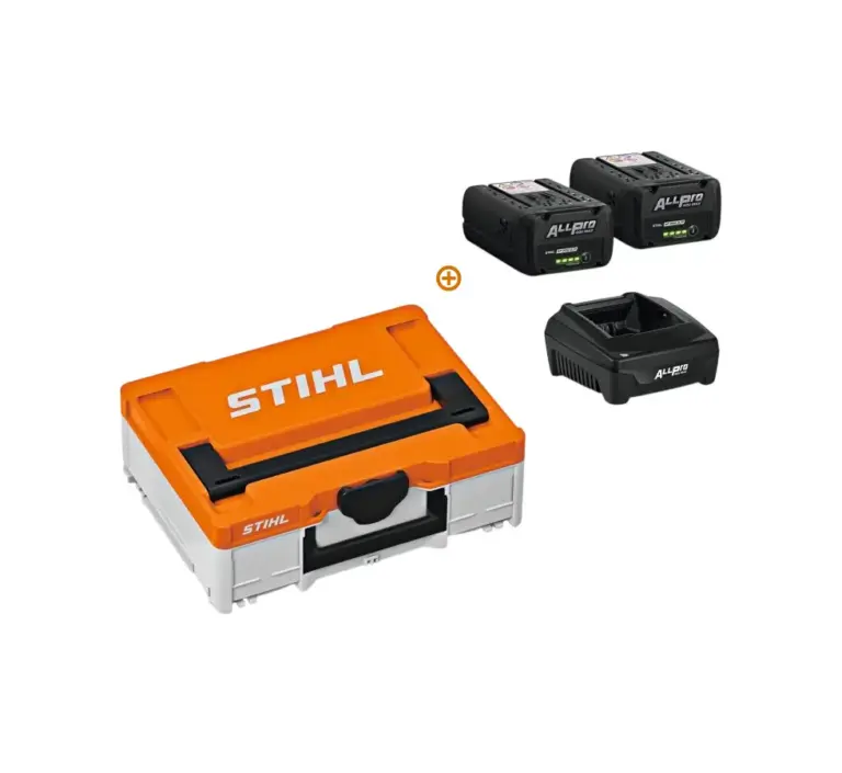Power Box 1 avec 2x batterie AP 200.0 P et chargeur AL 301 – Stihl – Systainer – Système AllPRO AP